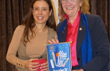 Julia Montoro.  Presidenta del Rotary Club de Barcelona'92